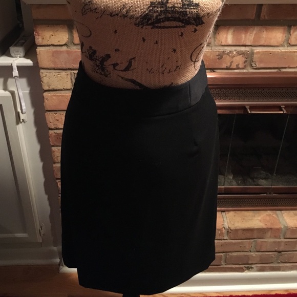 J. Crew black wool pencil skirt. Size 6