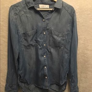 Dark Washed Denim Shirt