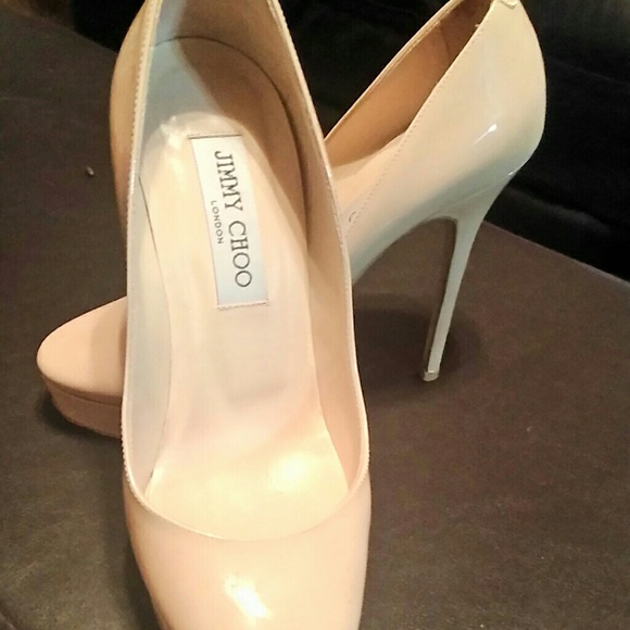 Nude Jimmy Choo Pumps