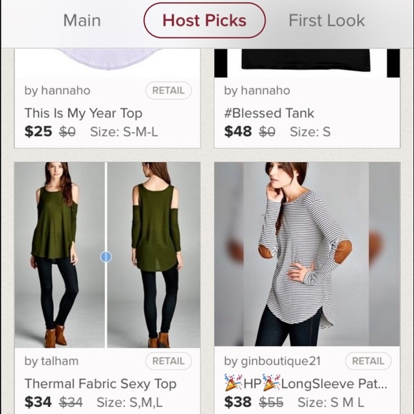 🎉HP🎉Thermal Fabric Sexy Top - Picture 4 of 4