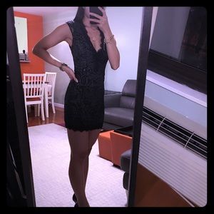 Bebe Black Lace Dress