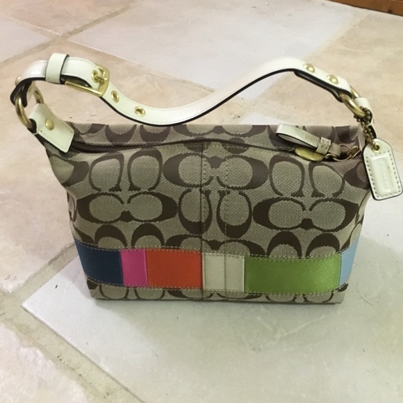 Coach small purse color bar