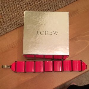 Hot pink J. Crew link bracelet