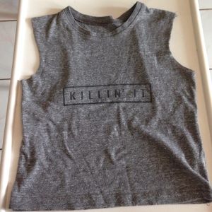 Brandy Melville "Killin' It" muscle crop top