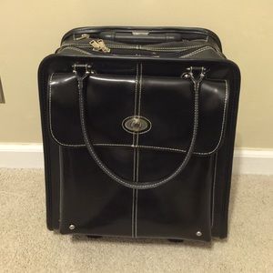 New Wilsons Leather rolling briefcase!