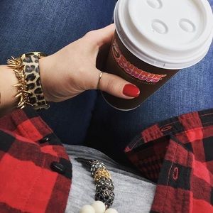 Spiked Gold Bracelet