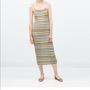 Zara stripped dress.
