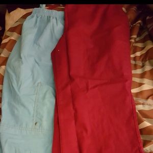 2 small scrub pants