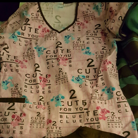 Blues clues scrub set