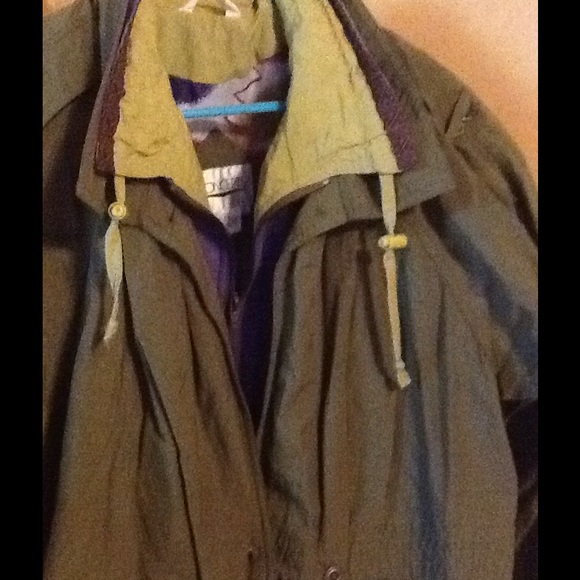 Olive green and purple jacket FINAL PRICE - Picture 2 of 4