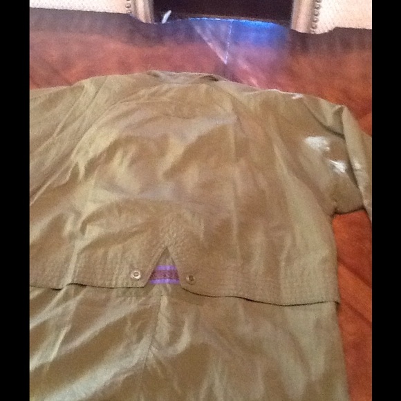 Olive green and purple jacket FINAL PRICE - Picture 3 of 4