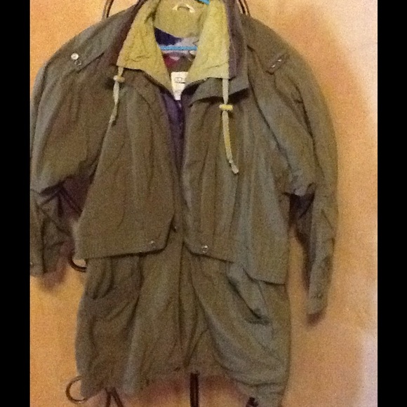 Olive green and purple jacket FINAL PRICE - Picture 4 of 4