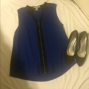 Forever 21 royal blue blouse