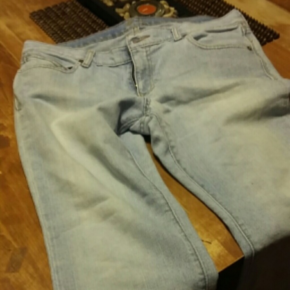 The Diva light colored boot cut jeans