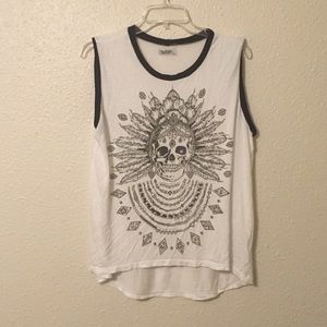Lauren Moshi Skull Tank SALE