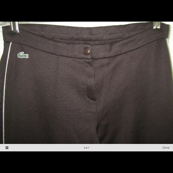 AUTHENTIC LACOSTE SPORT ATHLETIC CASUAL PANTS - Picture 2 of 4