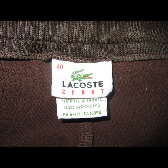 AUTHENTIC LACOSTE SPORT ATHLETIC CASUAL PANTS - Picture 3 of 4