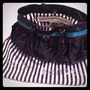 Henri Bendel satin handbag