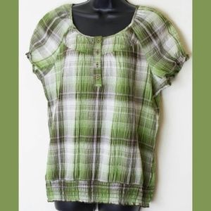 St. John's Bay Size Large Peasant Blouse