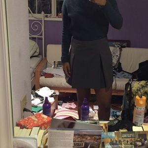 Gray Cheerleader High Waisted Skirt (never worn)