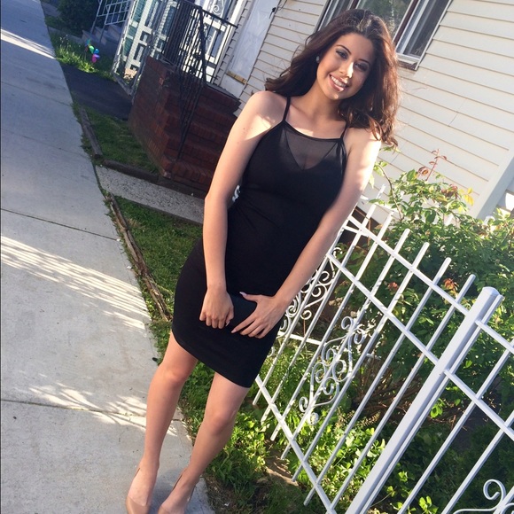 black Windsor dress