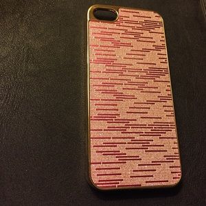 Gold and pink iPhone 5 case