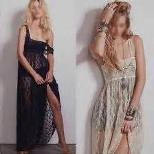 NWOT! Free people romance in the air lace maxi szS