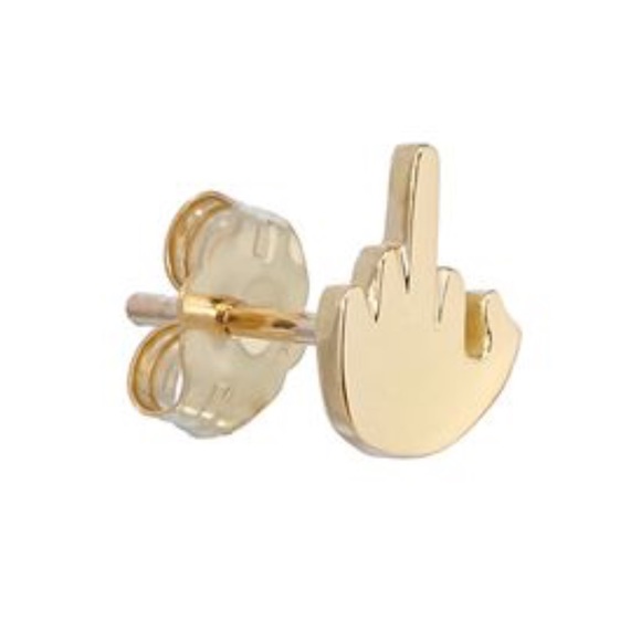 Jewelry - Gold Small "Tell it Like it Is" Stud Earrings