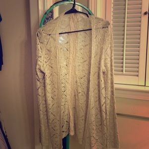Tan cardigan