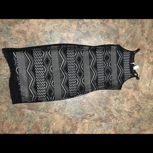 Black and nude dress