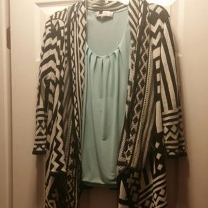 Cardigan aztec