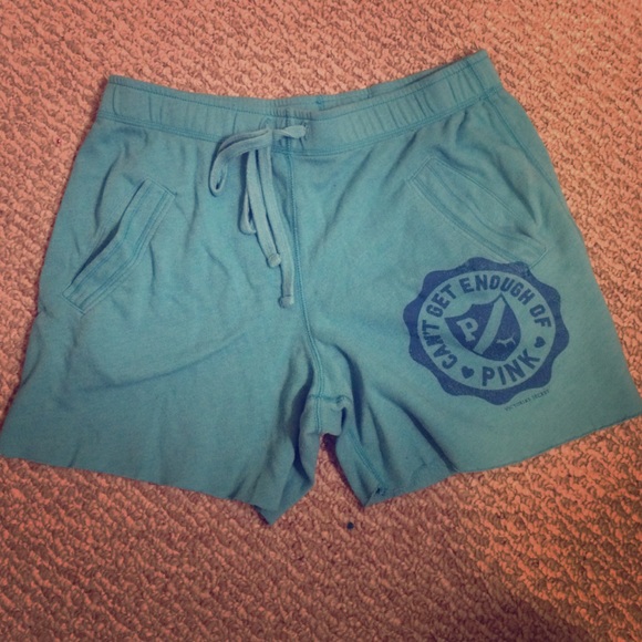 VS Pink blue shorts