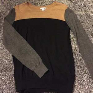 Old Navy color block sweater... Super cute w/flats