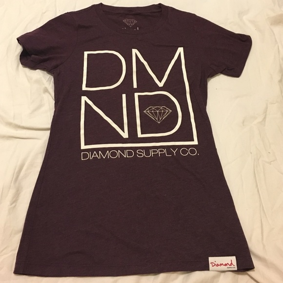 DIAMOND supply co. burgundy top