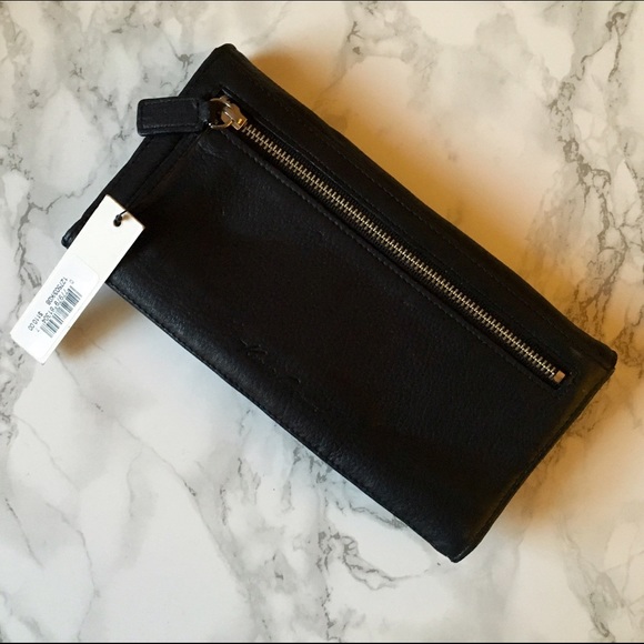 NWT - Kenneth Cole Black Trifold Wallet - Picture 3 of 3