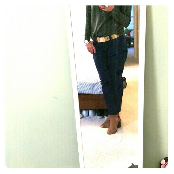 1 1/2" Gold plated belt