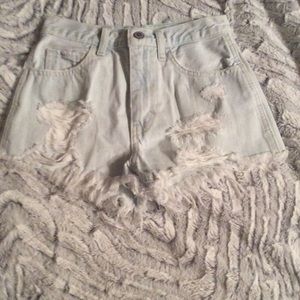 High rise Jean Shorts 00