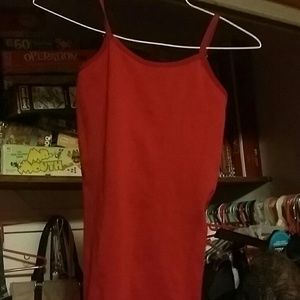 Red tank top