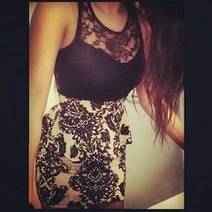 A fitted party dress