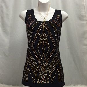 🚫SOLD🚫 Black & Bling Tank - New with tags