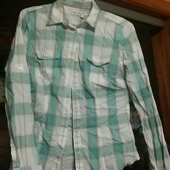 Plaid top from aeropostale