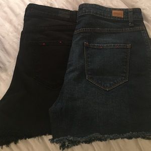 High rise BDG blue jean shorts