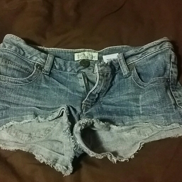 Paris blue "booty" shorts