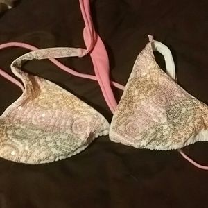 Sequence bathing suit top