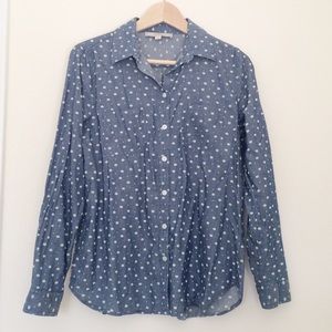 LOFT Floral Chambray.