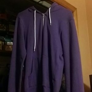 Purple zip up