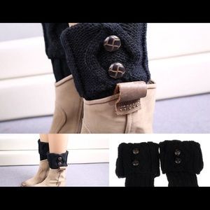 Boot cuffs sweater material
