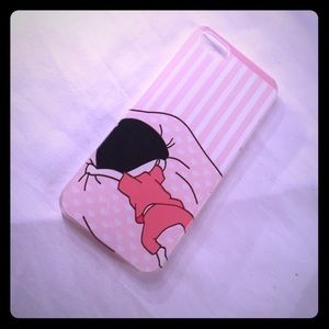 iPhone 5s Plastic Case Sleepy Girl Case