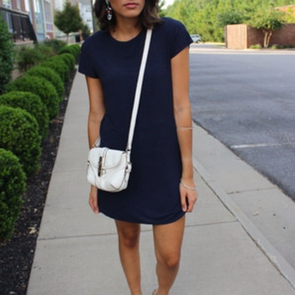 Old Navy Dresses & Skirts - Worn Once - Blue Dress with V-Neck Back