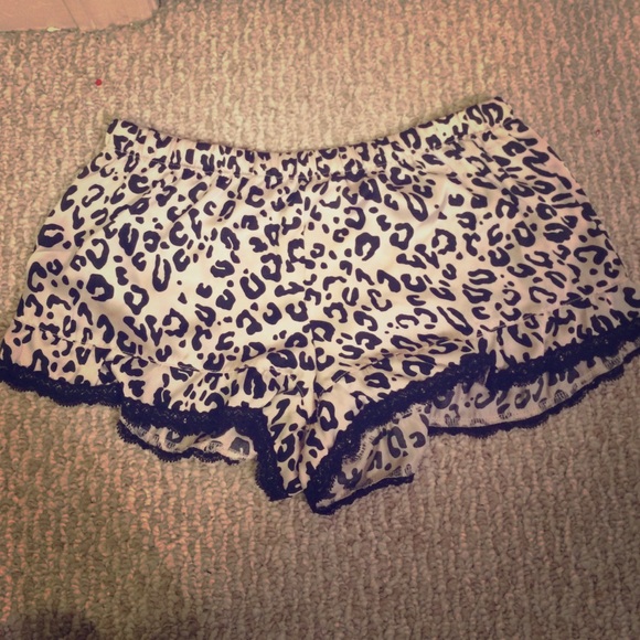 Cheetah Print sleep shorts